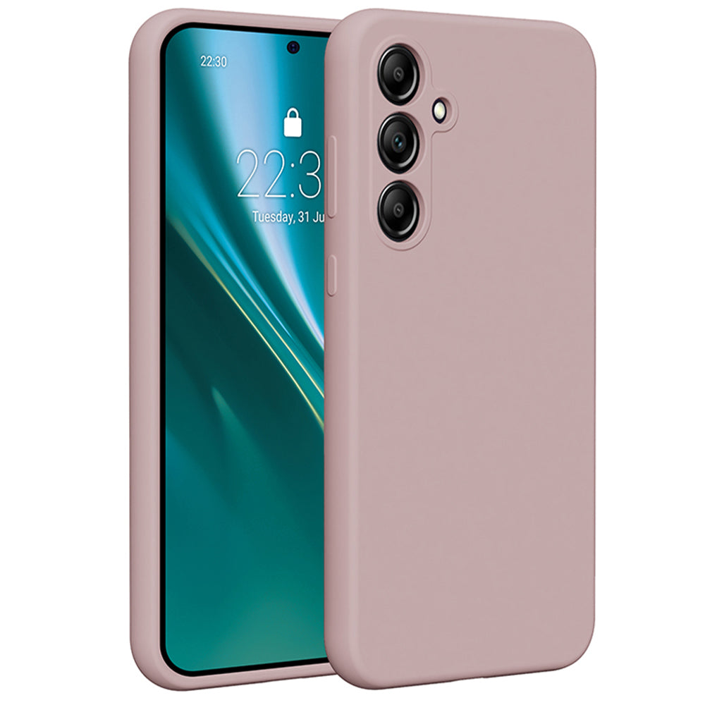 Husa Etteri Silicone pentru Samsung Galaxy A35 5G Roz deschis