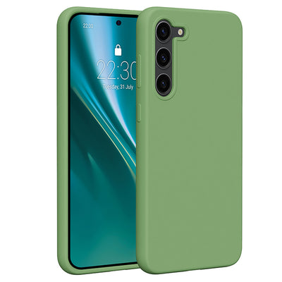 Husa Etteri Silicone pentru Samsung Galaxy S23 Plus Verde deschis