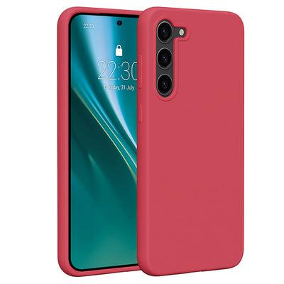 Husa Etteri Silicone pentru Samsung Galaxy S23 Plus Raspberry