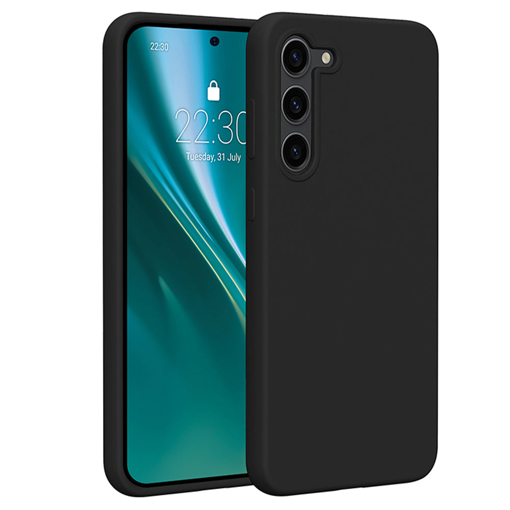 Husa Etteri Silicone pentru Samsung Galaxy S23 Plus Negru