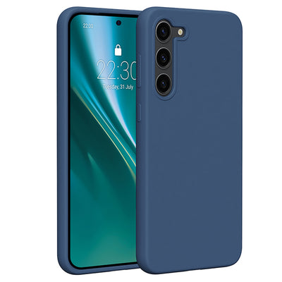 Husa Etteri Silicone pentru Samsung Galaxy S23 Plus Albastru inchis
