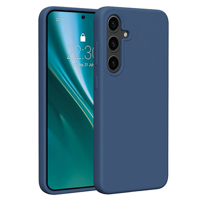 Husa Etteri Silicone pentru Samsung Galaxy S24 Plus Albastru inchis