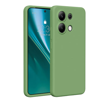 Husa Etteri Silicone pentru Xiaomi Redmi Note 13 4G Verde deschis