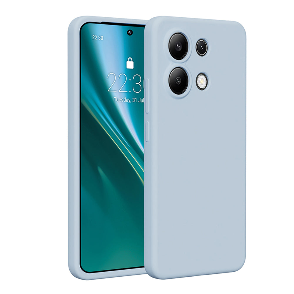 Husa Etteri Silicone pentru Xiaomi Redmi Note 13 4G Albastru deschis