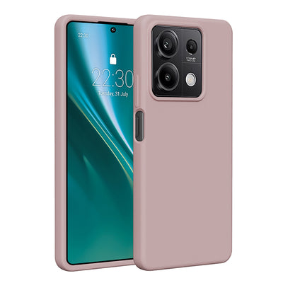 Husa Etteri Silicone pentru Xiaomi Redmi Note 13 5G Roz deschis
