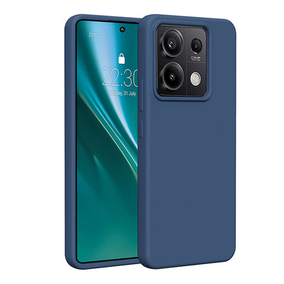 Husa Etteri Silicone pentru Xiaomi Redmi 15C 5G Albastru inchis