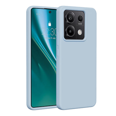 Husa Etteri Silicone pentru Xiaomi Redmi Note 13 Pro 5G Albastru deschis