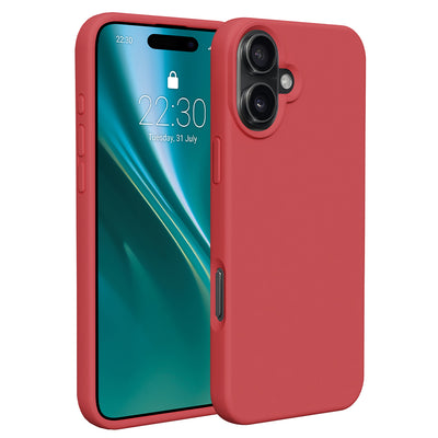 Husa Etteri Silicone pentru iPhone 16 Plus 6,7" Raspberry