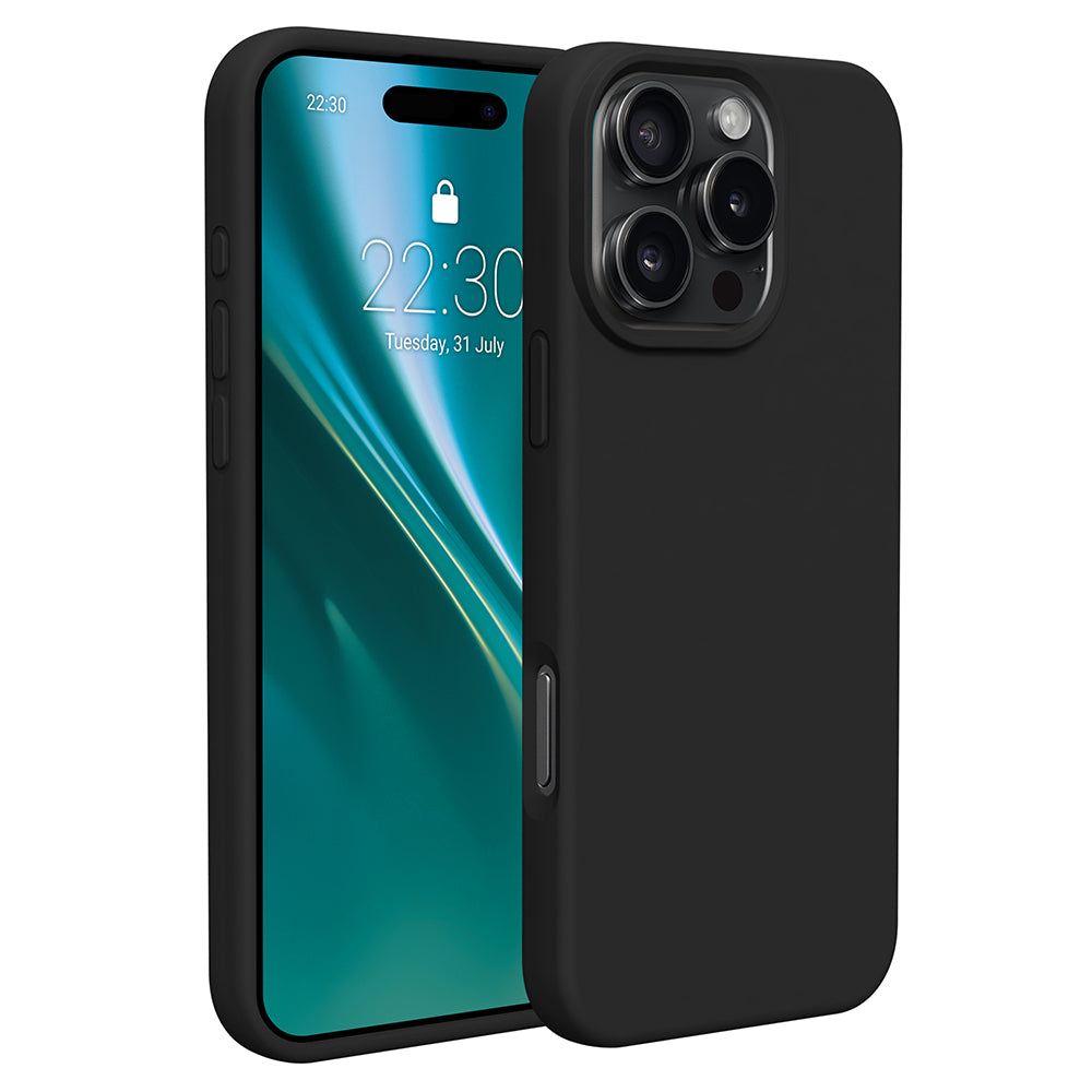 Husa Etteri Silicone pentru iPhone 16 Pro Max 6,9" Negru