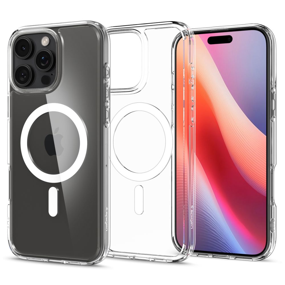 Husa Spigen Ultra Hybrid Mag Magsafe pentru iPhone 16 Pro 6,3" Alb