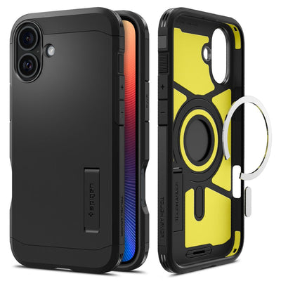 Husa Spigen Tough Armor Mag Magsafe pentru iPhone 16 6,1" Negru
