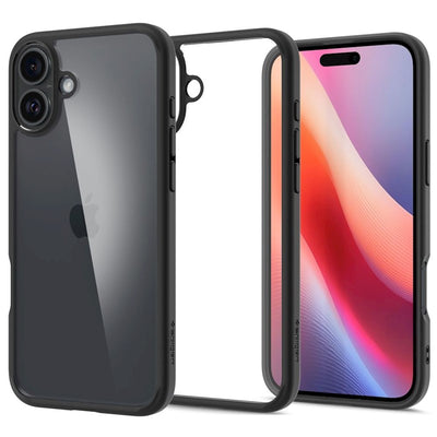 Husa Spigen Ultra Hybrid pentru iPhone 16 6,1" Matte Negru