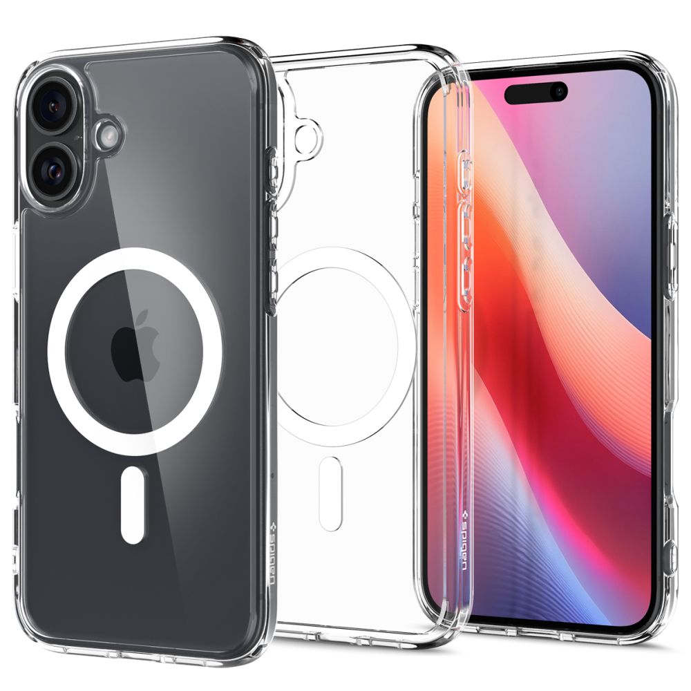 Husa Spigen Ultra Hybrid Mag Magsafe pentru iPhone 16 6,1" Alb