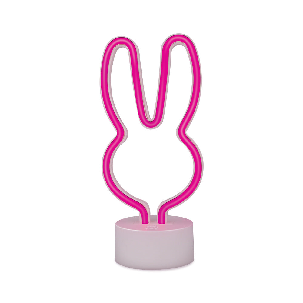 Suport auto Neon LED On Stand Rabbit Roz Usb-c Fsc-10 Forever Light