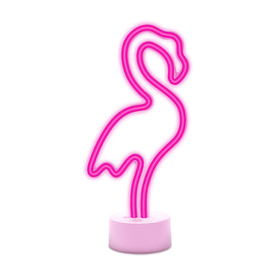 Suport auto Neon LED On Stand Flamingo Roz Usb-c Fsc-11 Forever Light