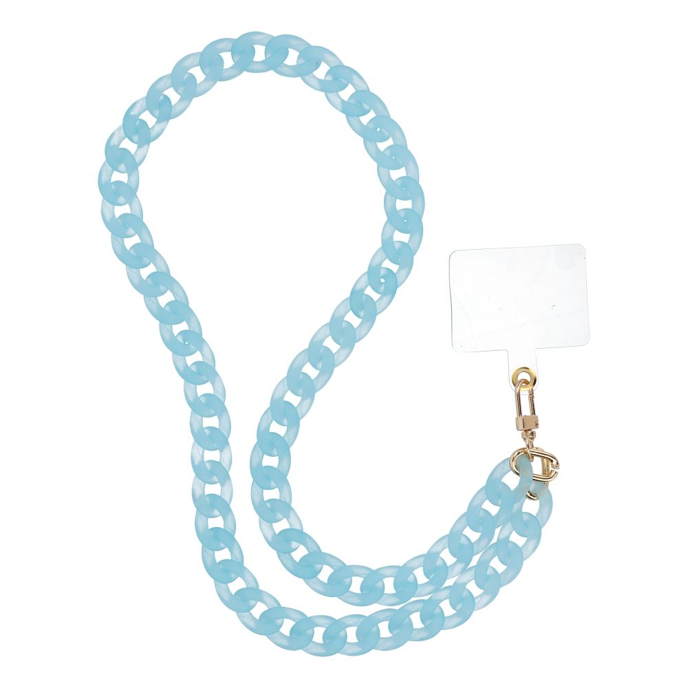 Husa Panama Long Phone Lanyard, Phone Pendant / Cord Length 80cm (40cm In The Loop) / On Neck - Albastru