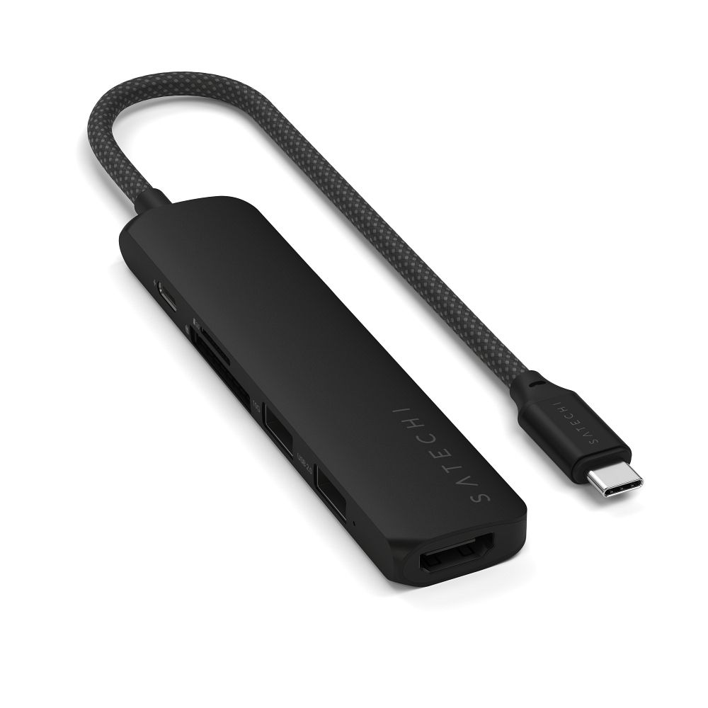 Adaptor Satechi HUB 6in1 Type C Negru