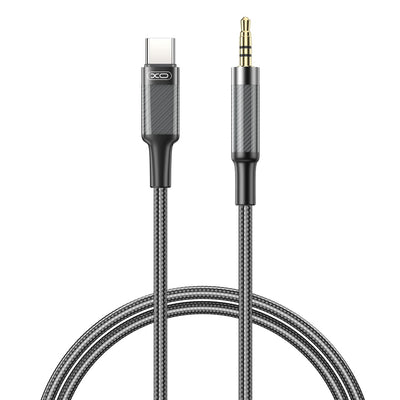 Cablu XO Audio Nb-r279b Usb-c - Jack 3,5mm 1,0m Negru