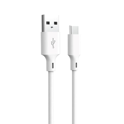 Cablu Forever Recycling Usb-a - Usb-c 1,5m 3A Kr60-ac-00 Alb