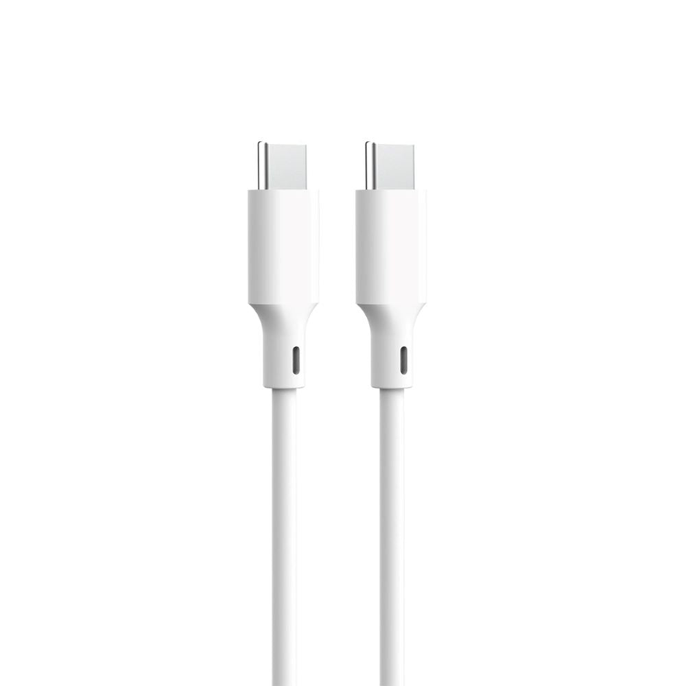 Cablu Forever Recycling Usb-c - Usb-c 1,5m 3A Kr15-cc-00 Alb