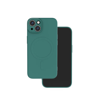 Husa Simple Color Mag pentru iPhone 16 Plus 6,7" Verde inchis