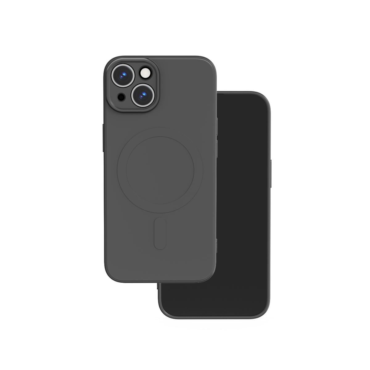 Husa Simple Color Mag pentru iPhone 16 6,1" Negru