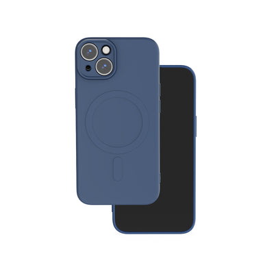 Husa Simple Color Mag pentru iPhone 14 6,1" Bleumarin