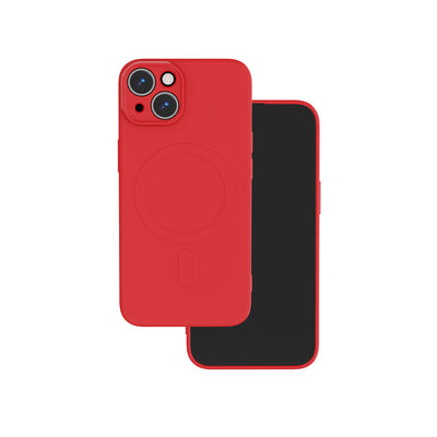 Husa Simple Color Mag pentru iPhone 14 6,1" Rosu