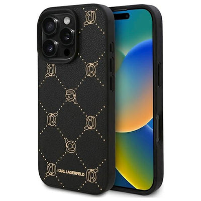 Husa Karl Lagerfeld pentru iPhone 16 Pro Max 6,9" Klhmp16xpgkhphk Negru Hard Karl Head Magsafe