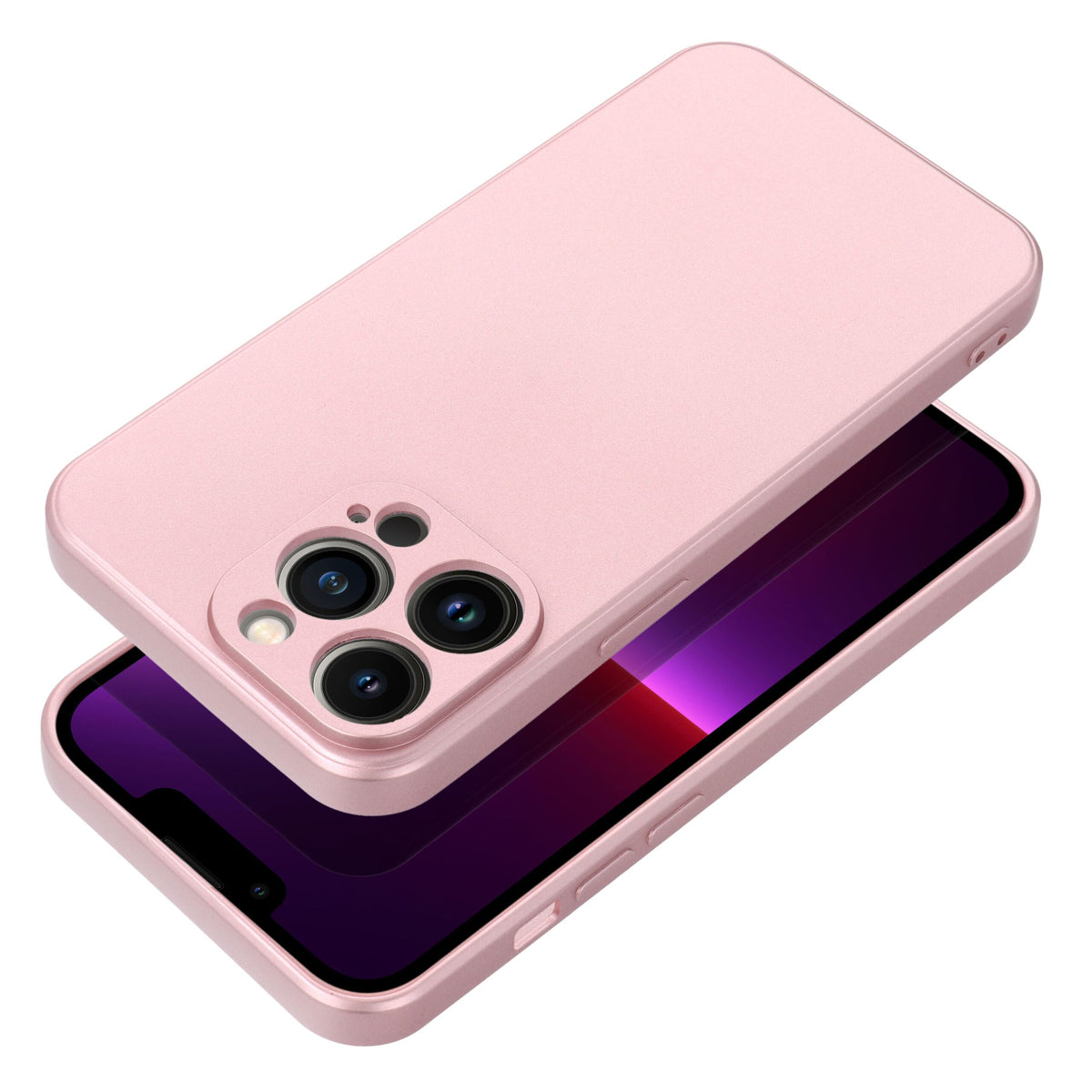 Husa Metallic pentru iPhone 17 AIR Roz
