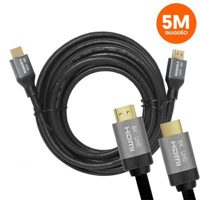 Cablu Hdmi-hdmi (V2.1 | 8K | 5 M) Negru