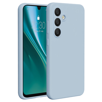 Husa Etteri Silicone pentru Samsung Galaxy A36 5G Albastru deschis