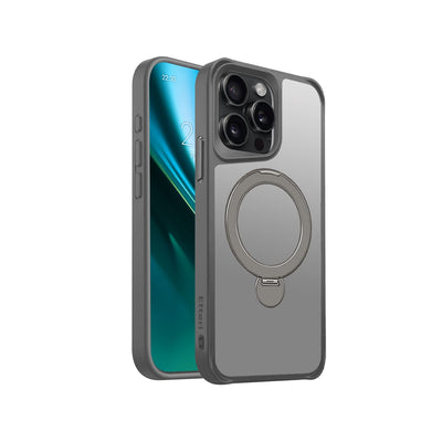 Husa Etteri Matt Mag Ring pentru iPhone 15 Pro Max 6,7" Gri