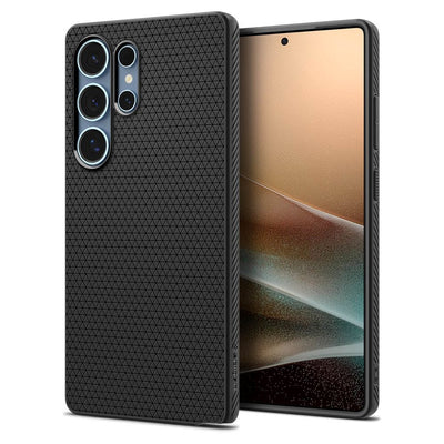Husa Spigen Liquid Air pentru Samsung Galaxy S25 Ultra Matte Negru