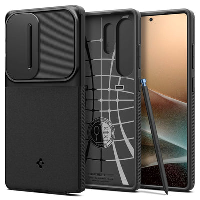 Husa Spigen Optik Armor pentru Samsung Galaxy S25 Ultra Negru