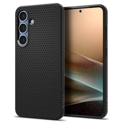 Husa Spigen Liquid Air pentru Samsung Galaxy S25 Matte Negru