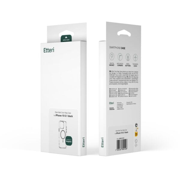 Etteri Color Mag case for iPhone 16 Pro Max 6,9" grey