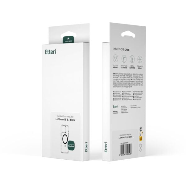 Etteri Color Mag case for iPhone 16 Pro Max 6,9" black