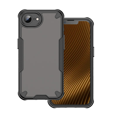 Husa Defender Matt pentru iPhone 16e Negru