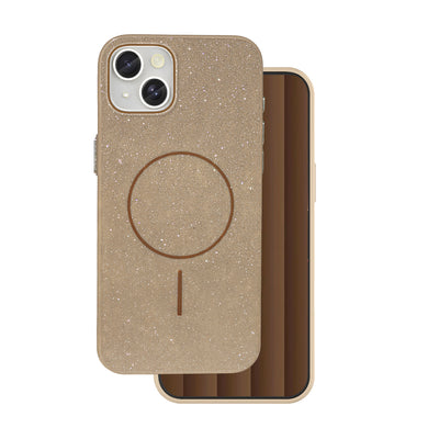 Husa Glitter Thin Mag pentru iPhone 17 Air 6,6" Maro