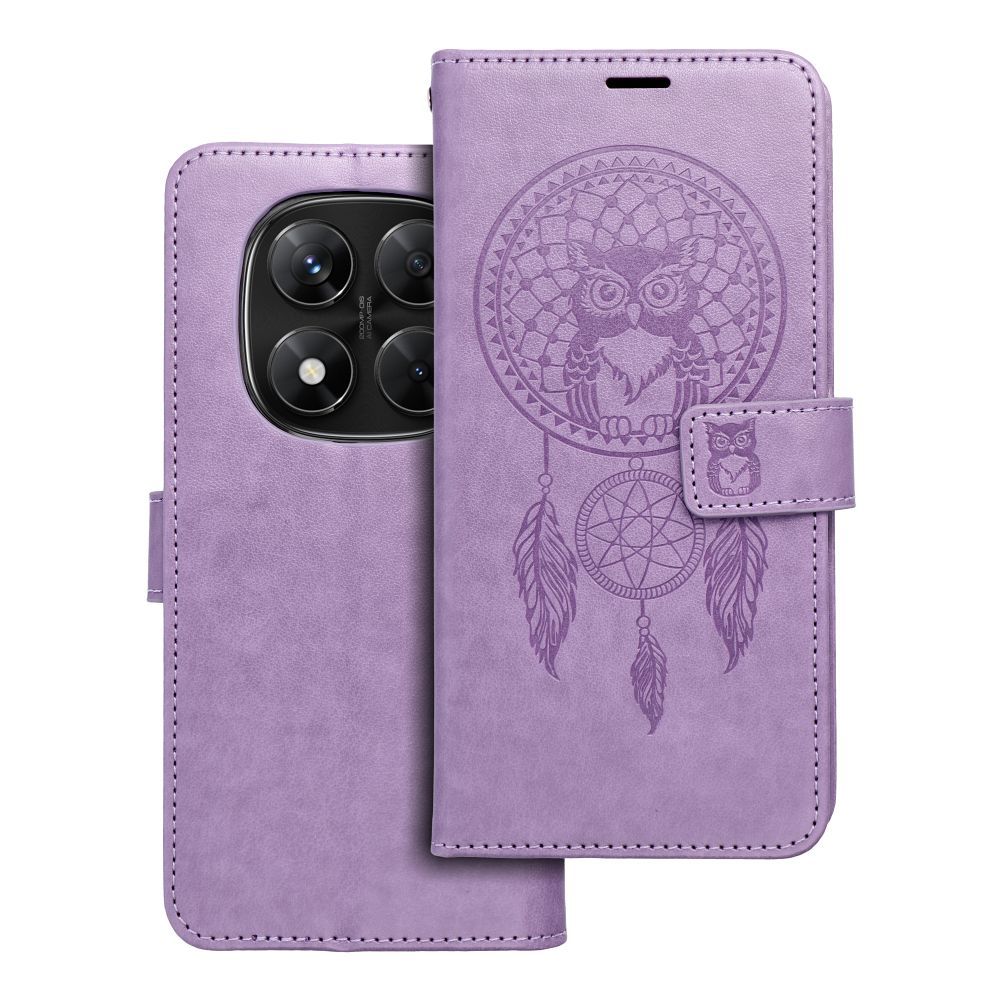 Husa Mezzo Book Flip pentru Xiaomi Redmi Note 14 PRO 5G / 14 PRO Plus 5G Dreamcatcher Violet