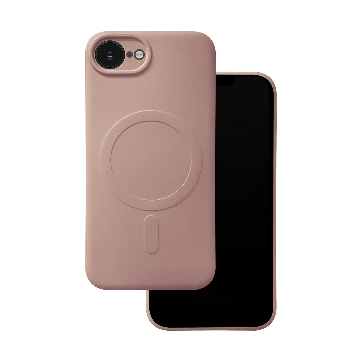 Husa Simple Color Mag pentru iPhone 16e / 17e Roz