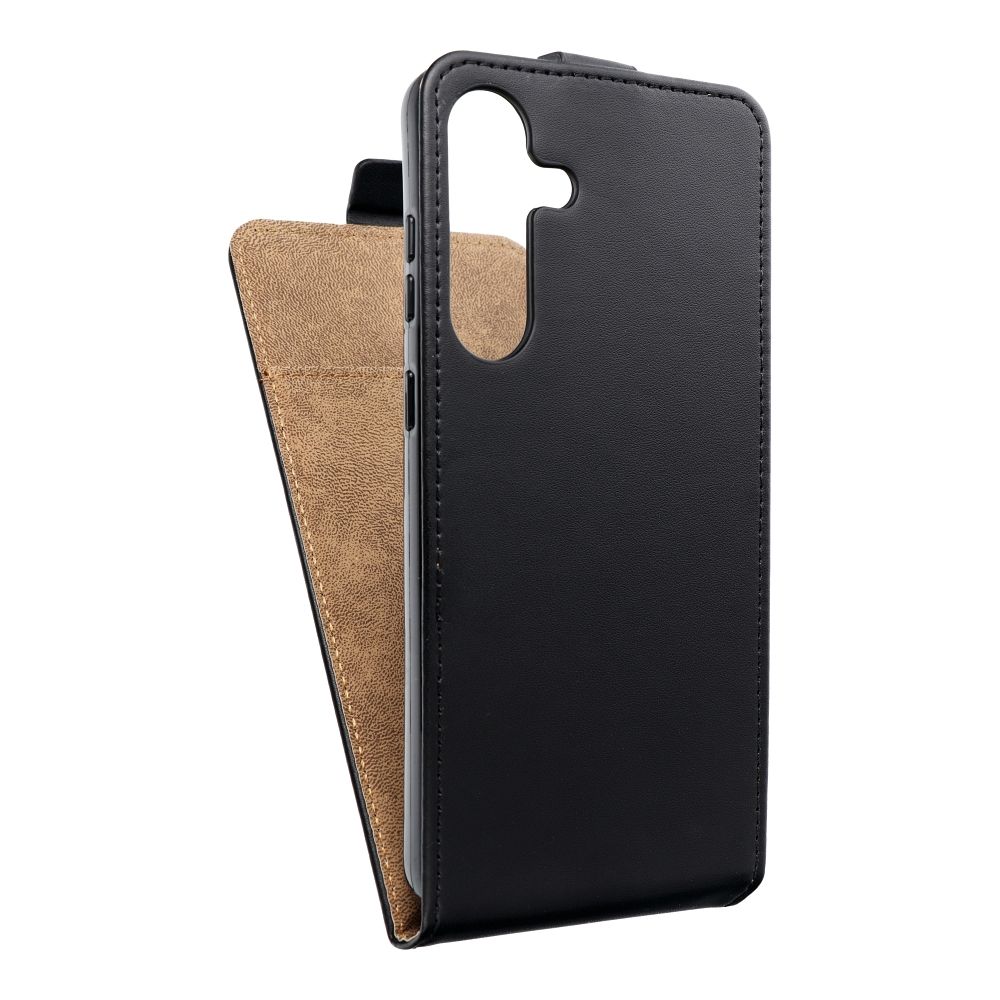 Husa Vertical Flip pentru Samsung S25 FE Slim Flexi Fresh Negru