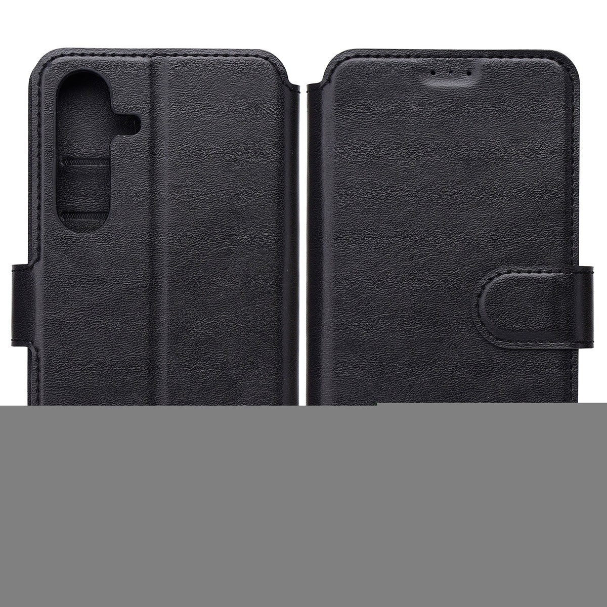 Husa Smart deschis pentru Motorola Moto E14 / G04 / G24 Negru