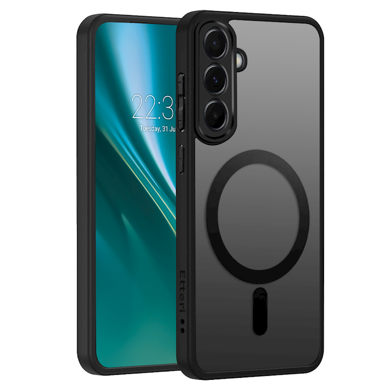 Husa Etteri Matt Mag pentru Samsung Galaxy A57 5G Negru