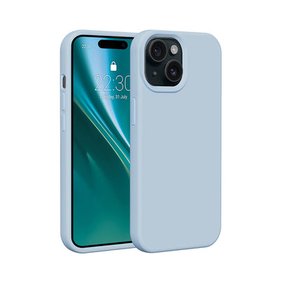 Husa Etteri Silicone pentru iPhone 11 Albastru deschis