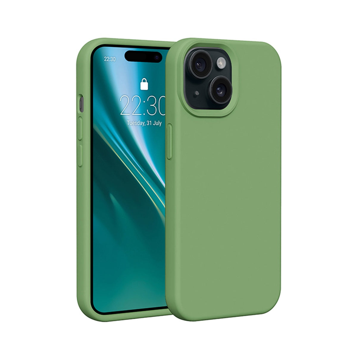 Husa Etteri Silicone pentru iPhone 11 Verde deschis