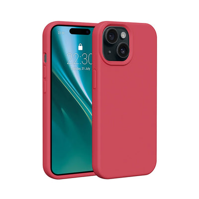 Husa Etteri Silicone pentru iPhone 11 Raspberry