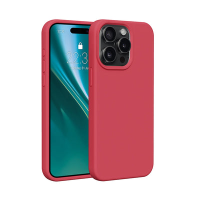 Husa Etteri Silicone pentru iPhone 12 / 12 Pro 6,1" Raspberry