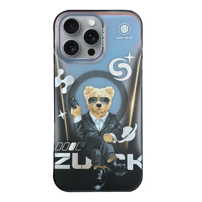 Husa Zuck Bear Berlin Boss Magsafe pentru iPhone 16 Pro Max Eins Suave TTT